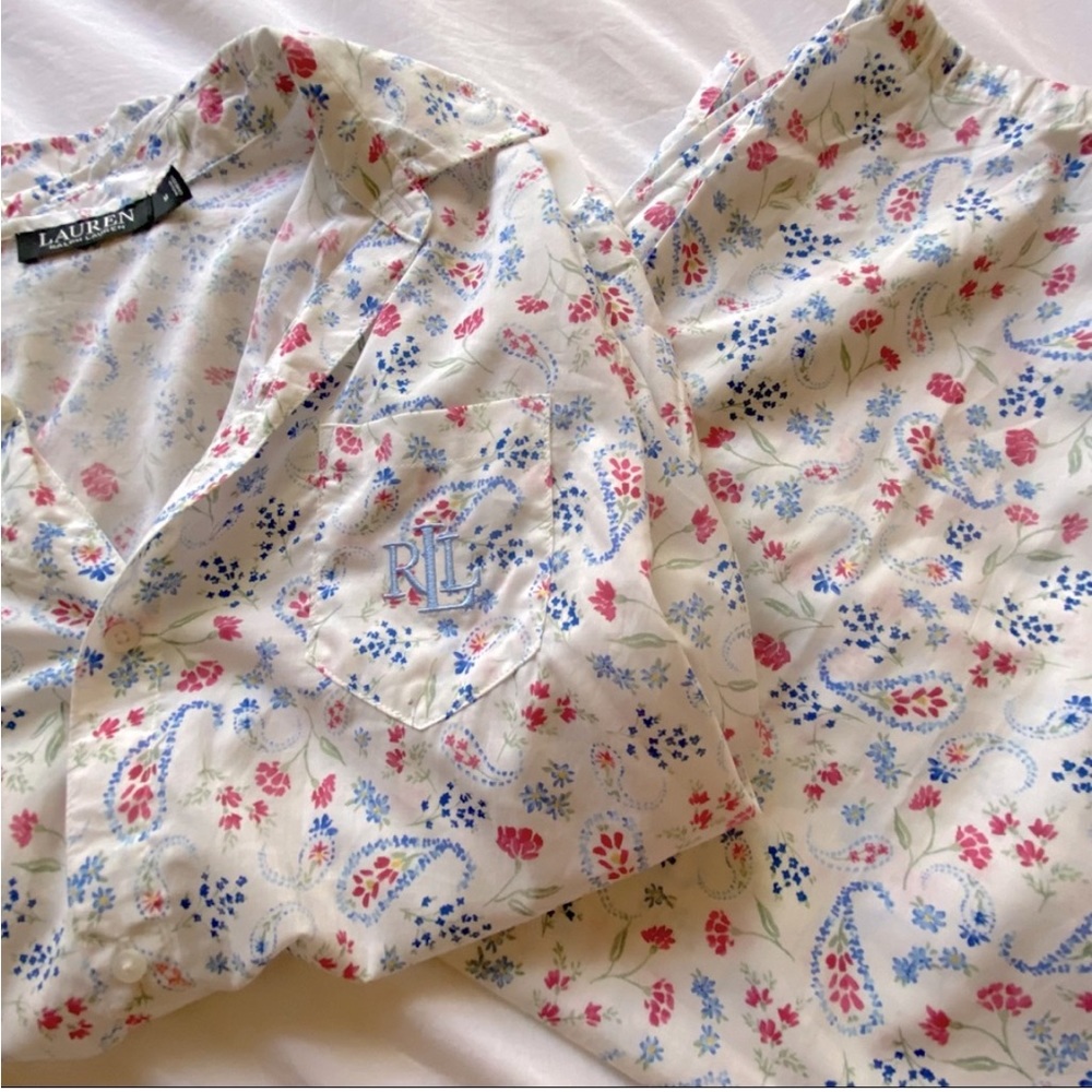 Lauren Ralph Lauren Paisley Pajama Set